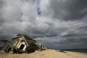 Storm Prints: A home destroyed nearly five months ago during the landfall of Superstorm Sandy is