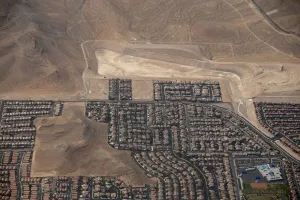 Drought Prints: Homes are seen next to desert in Las Vegas