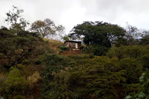 Honduras Prints: A house is pictured in Tegucigalpa