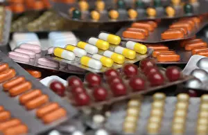 Eu Prints: Illustration photo shows various medicine pills in their original packaging in Brussels