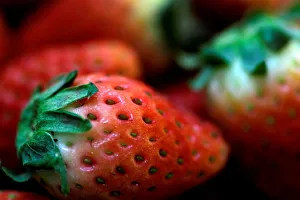 Food Prints: Illustration photo of strawberries