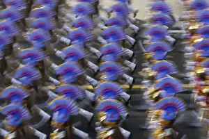 India Prints: Indian soldiers march during a full dress rehearsal for the Republic Day parade in New