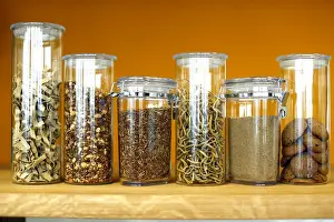 Larvae and food made of insect protein are pictured at the headquarters of German