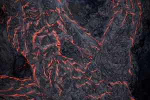 Hawaii Prints: Lava flows on the outskirts of Pahoa