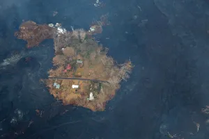 Hawaii Prints: Lava threatens homes on the outskirts of Pahoa