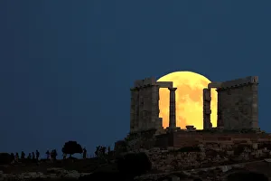 Lunar Prints: Lunar eclipse in Greece