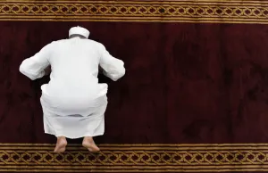 Libya Prints: A man prays in a mosque in the old city, in Tripoli