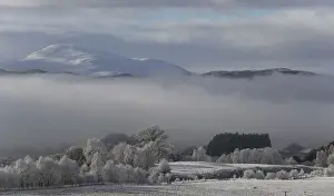 Prints of Morning mist sits in the valley of the Spey River near Kincraig Scotland Britain, February 12, 2016. REUTERS/Russell Cheyne TPX IMAGES OF THE DAY Britain Prints: Morning mist sits in the valley of the Spey River near Kincraig Scotland