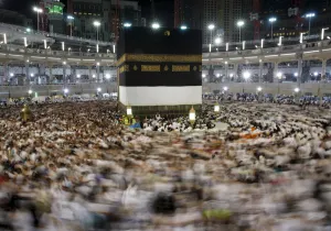 Haj Prints: Muslim pilgrims pray around the holy Kaaba at the Grand Mosque ahead of the annual haj