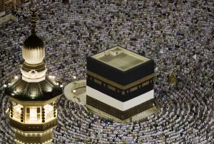 Muslim pilgrims pray around the Kaaba inside the Grand Mosque in the holy city of Muslim pilgrims pray around the Kaaba inside the Grand Mosque in the holy city of