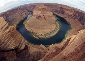Overall view of Horse shoe canyon near Page, Arizona