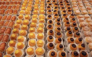 : Pastries are displayed at Iginio Massaris new patisserie during the inauguration in
