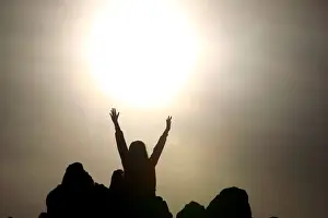 Images Dated 21st June 2018: People celebrate the summer solstice at the Kokino megalithic observatory
