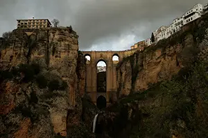 Earth Prints: The Puente Nuevo (New Bridge) is seen during daytime before the Earth Hour in Ronda