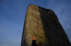 Images Dated 21st June 2018: Revellers welcome in the Summer Solstice at Stonehenge stone circle in southwest Britain