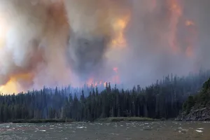 Wildfire Prints: The Reynolds Creek Wildland Fire burns in Glacier National Park, Montana