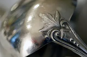 Precious Prints: Silver products are pictured in a second-hand silverware shop in Bordeaux, France