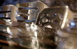 Precious Prints: Silver products are pictured in a second-hand silverware shop in Bordeaux, France