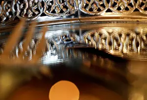 Precious Prints: Silver products are pictured in a second-hand silverware shop in Bordeaux, France