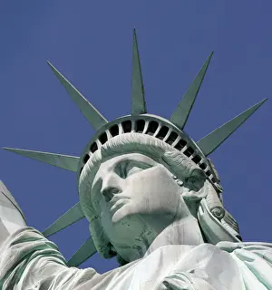 Statue of Liberty in New York harbor that will re-open to public on July 4th