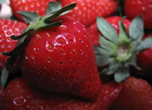 Strawberries are pictured in Dortmund