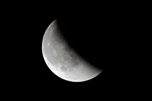 Lunar Prints: The super blue moon is seen during a total lunar eclipse in Beijing