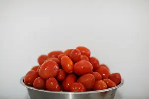 : Tomatoes are seen prior to being dehydrated at the Quinta Carmelita store