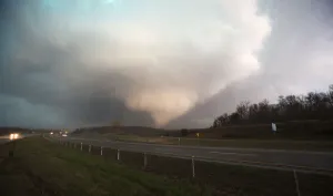 Tornado Prints: A Tornado is seen in Sand Springs