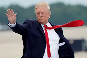 U. S. President Trump departs Washington for travel to North Carolina at Joint Base