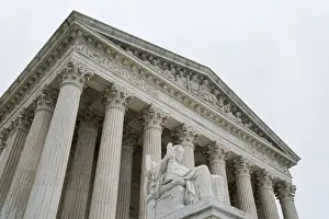 Court Prints: The U. S. Supreme Court is seen as the court nears the end of its term in Washington