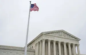 Court Prints: The U. S. Supreme Court is seen as the court nears the end of its term in Washington