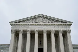 Court Prints: The U. S. Supreme Court is seen as the court nears the end of its term in Washington