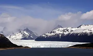 View of Argentinas Perito Moreno glacier near the city of El Calafate