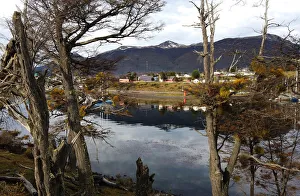 Chile Prints: A view of the city of Puerto Williams is seen in Chile