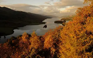 A view of Loch Tummel from Queens View, Perthshire, Scotland