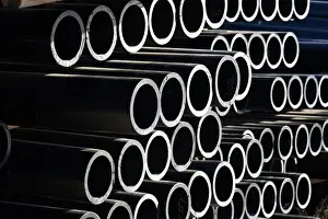 Water pipes are seen at a wastewater injection facility operated by On Point Energy