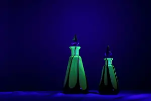 Images Dated 19th February 2018: The Wider Image: Collect vintage uranium glass for that peaceful glow