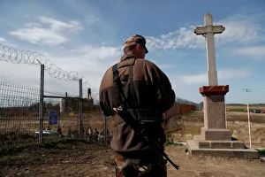 Election Prints: The Wider Image: In Hungary, one fence comes down, another goes up