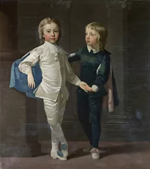 Sir Edward Hulse, 3rd Baronet and his brother, Samuel Hulse, c. 1758 (oil on canvas)